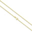 Corrente Piastrine de Ouro 18k 70cm 2mm